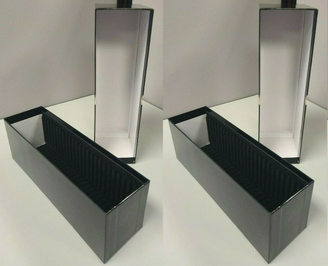 Guardhouse Graded Card Slotted Black Storage Box Holds 25 PSA Slabs Lot of 2