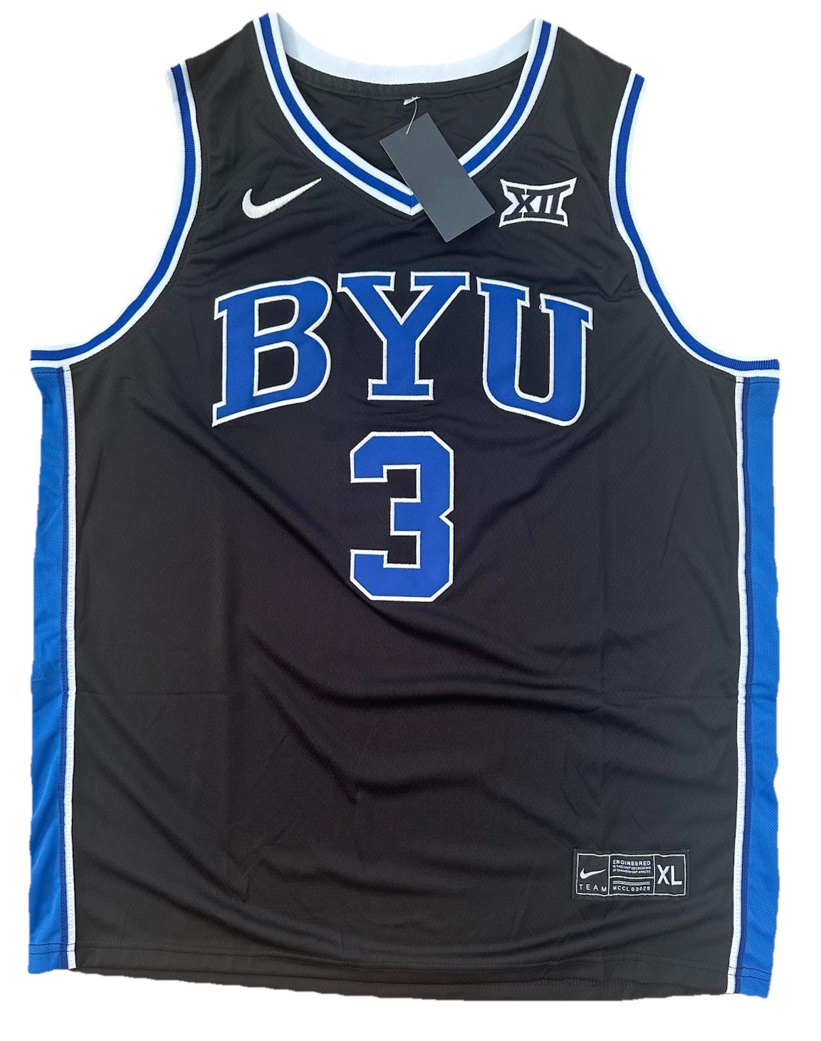 AJ Dybantsa BYU Cougars Jersey New W Tags Stitched RARE Extra Large XL Wizards