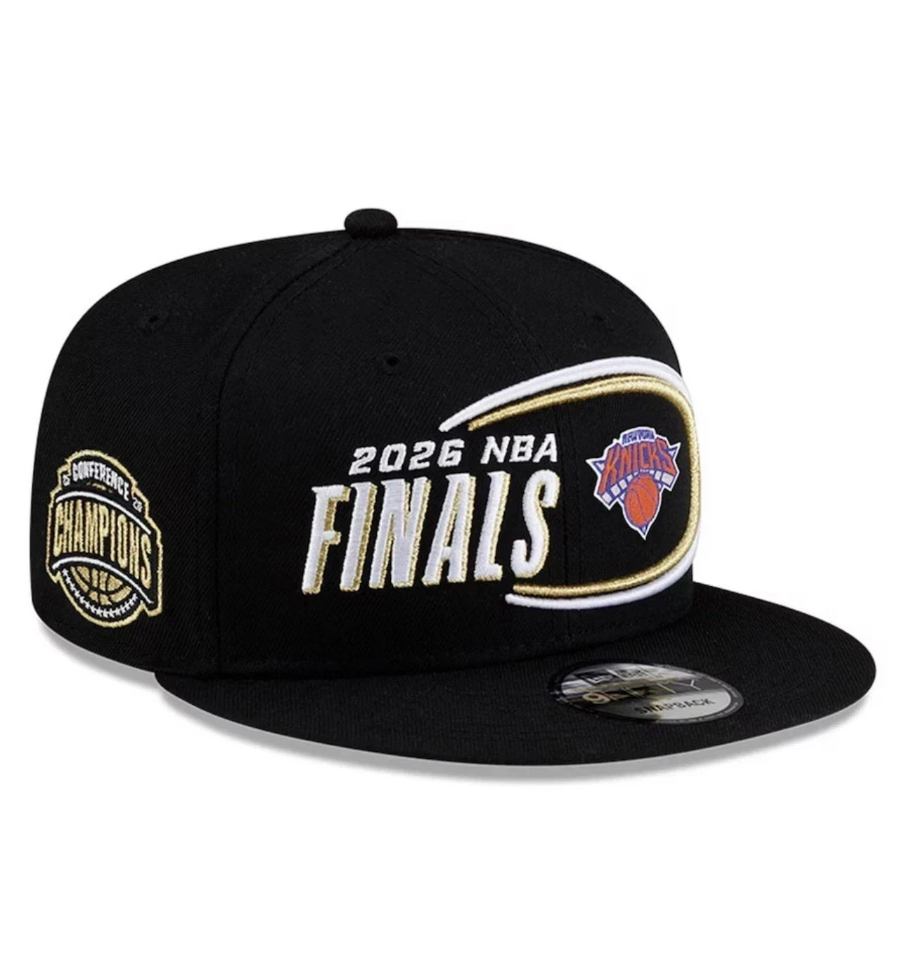 2026 Black New York Knicks Championship Baseball Cap Replica Souvenir