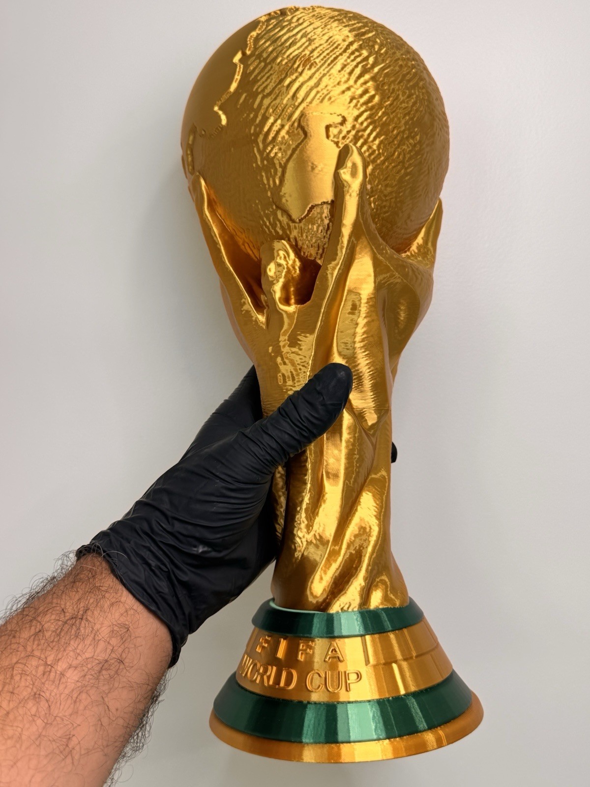 14.5” World Cup Trophy Replica Gold Soccer Cup 3D Printed TikTok 2026 Champions