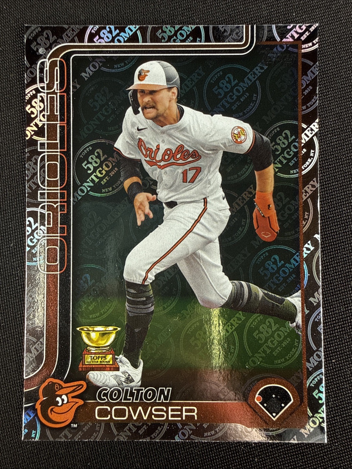 Colson Cowser Gold Cup Rookie 2025 Topps 582 Montgomery Club Foil #230