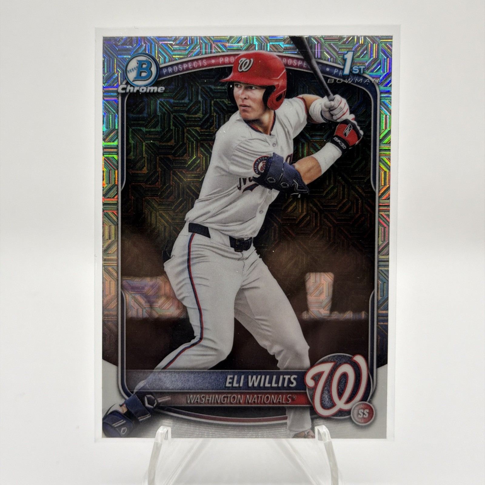 Eli Willits 2025 Bowman Draft Baseball 1st Bowman Mojo Refractor #BDC-1