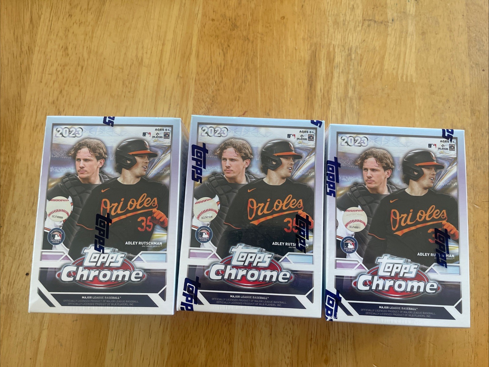 2023 Topps Chrome Baseball Sealed Blaster Box – Corbin Carroll RC? Lot of 3