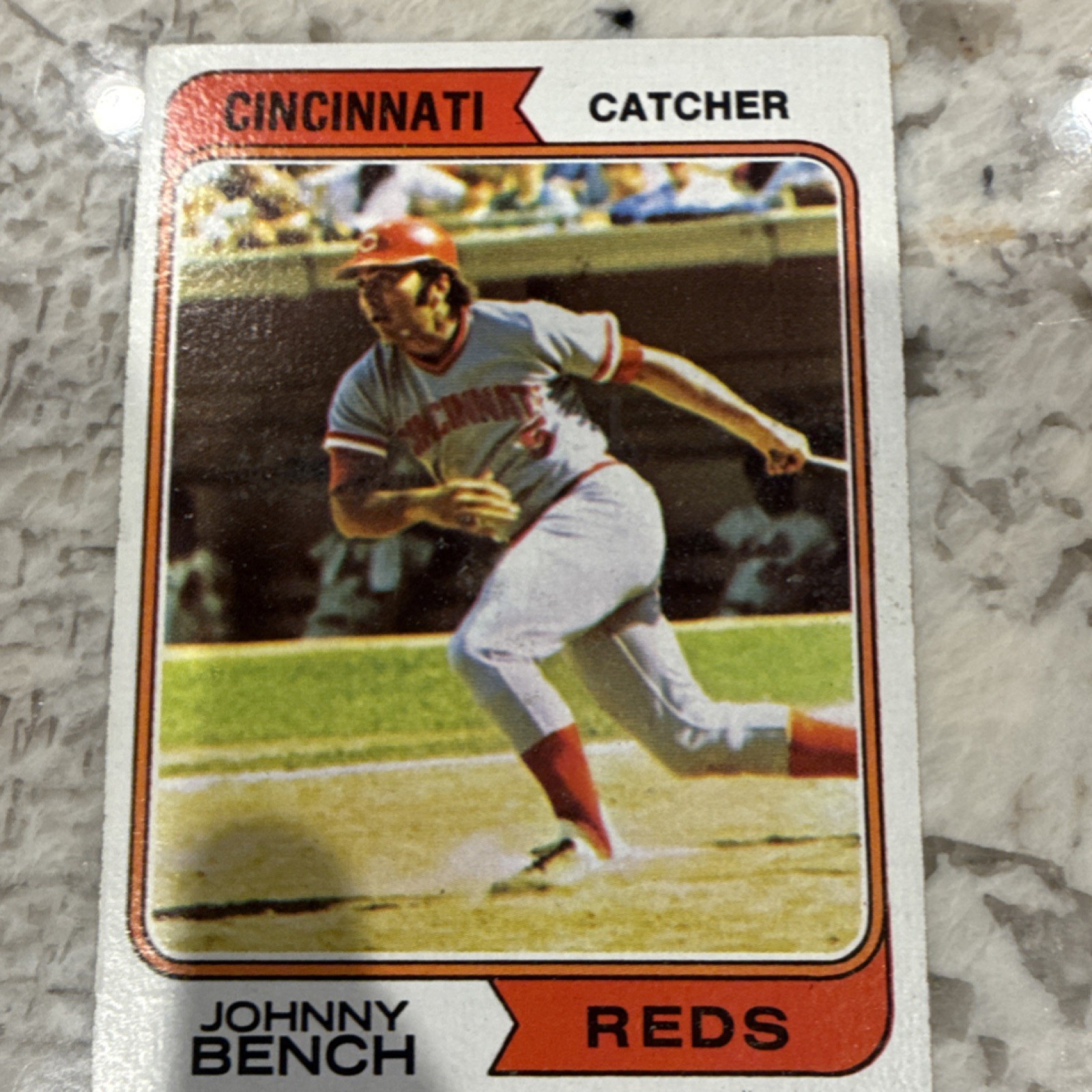 1974 Topps Johnny Bench Cincinnati Reds #10