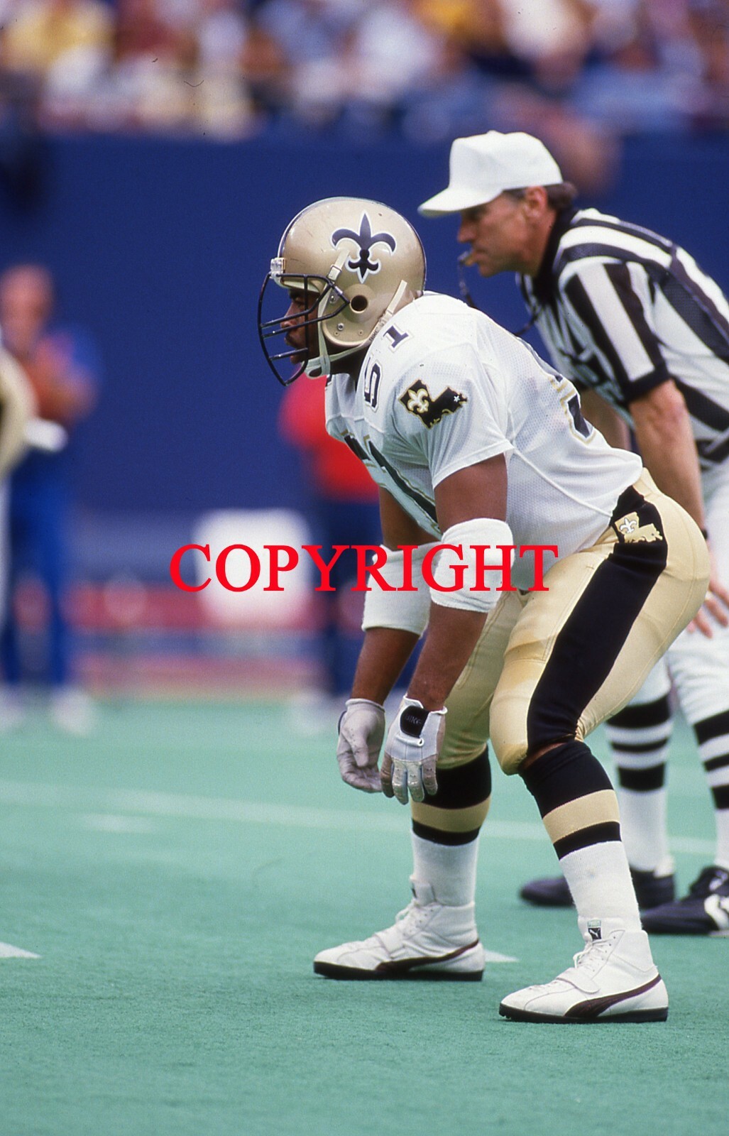 SAM MILLS – NEW ORLEANS SAINTS – Vintage 35mm Baseball Slide 4.2a