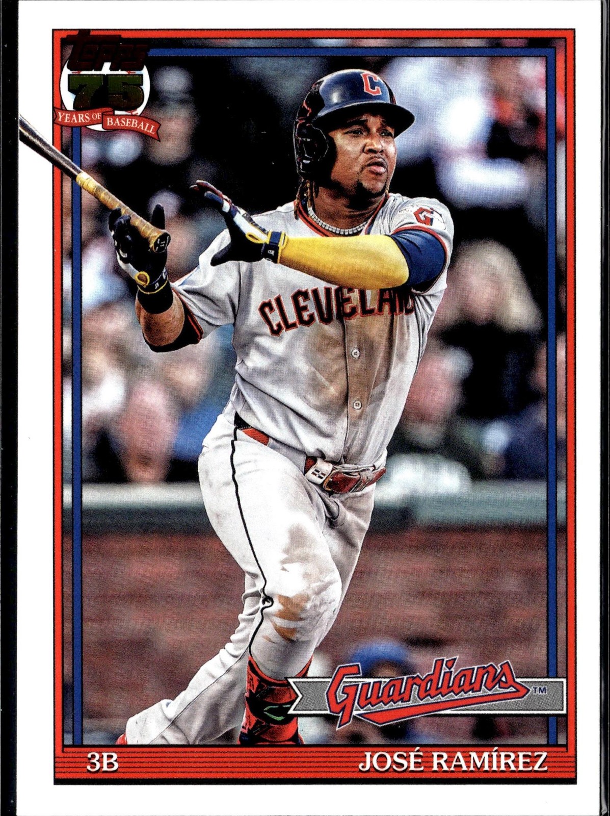 2026 Topps #T91-69 José Ramírez 1991 Topps 35th Anniversary (Series One)