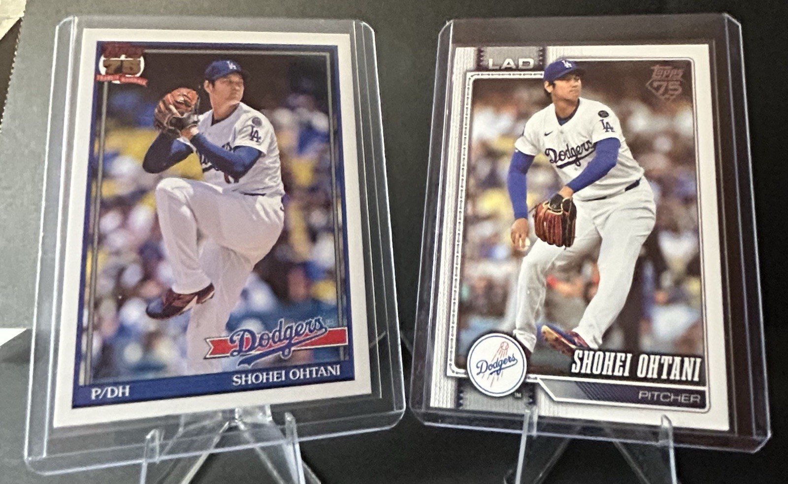 2025-26 Topps Series 1/2- (2) Shohei Ohtani – T91-100 & 500 Insert And Base Card