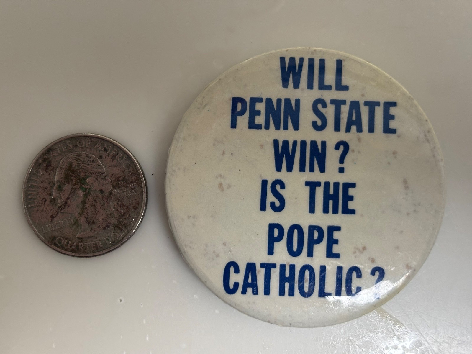 Vintage Penn State PSU Pin Button