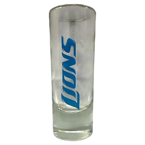 Detroit Lions Etched Logo 2-Ounce Cordial Shot Glas