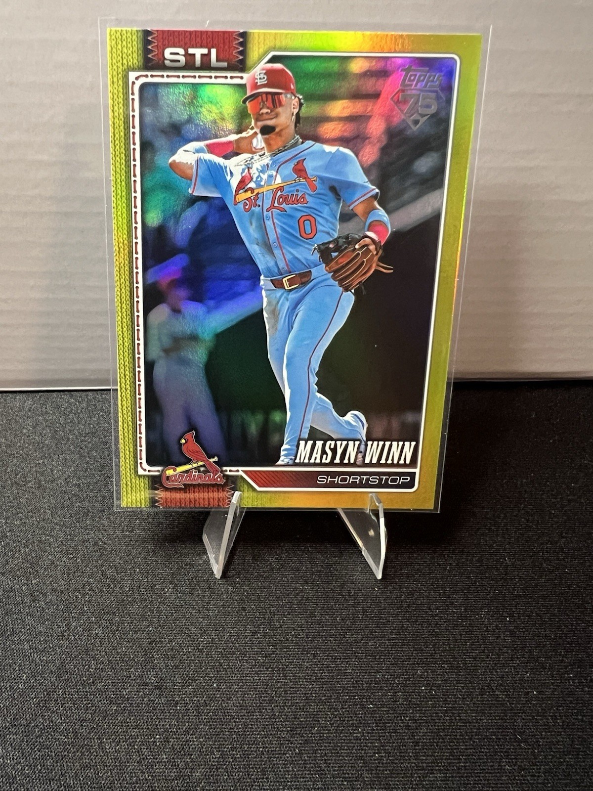 Topps 2026 Yellow #526 Masyn Winn St. Louis Cardinals Baseball 123/399
