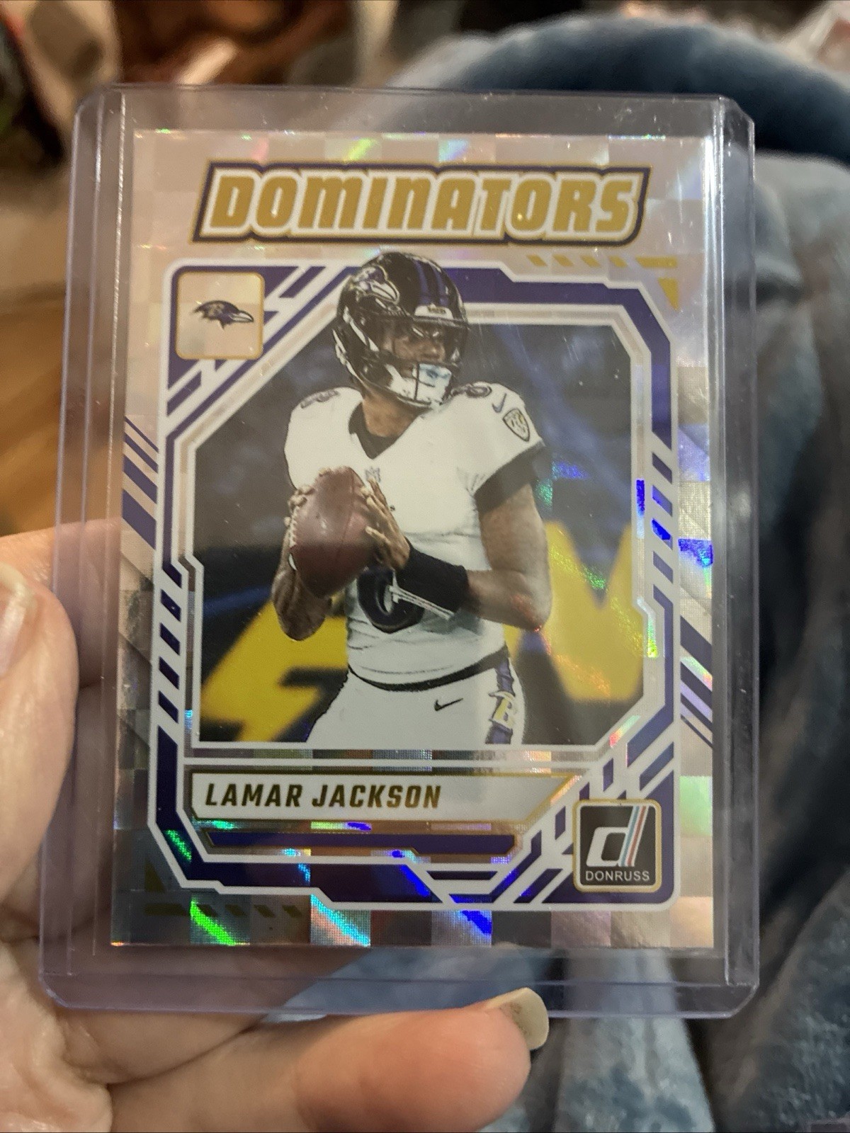 2025 Panini Mosaic – Epic Performers Lamar Jackson #3 Orange Plus 5 More Cards