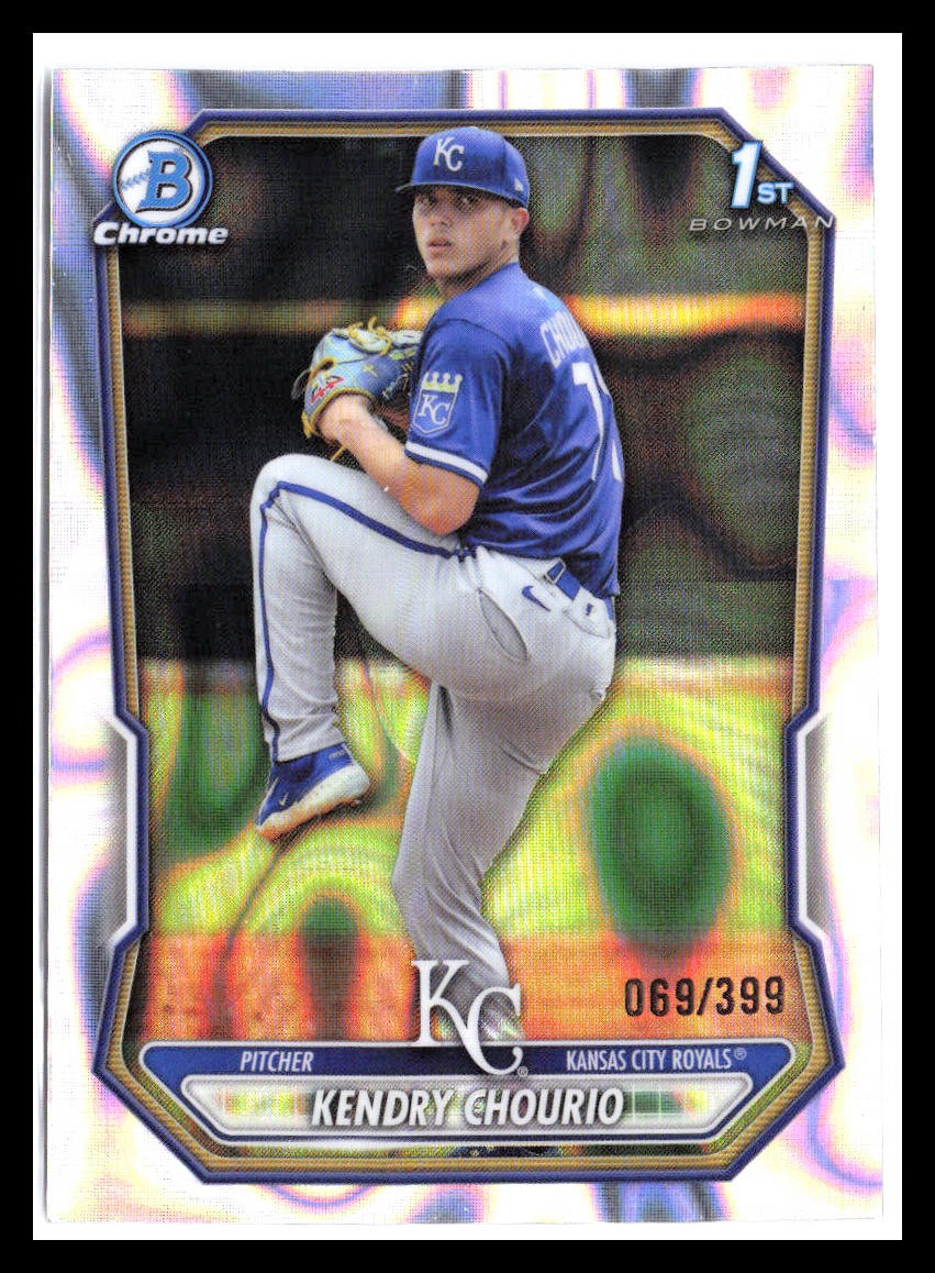 2026 Bowman #BCP-7 Kendry Chourio Chrome Prospects Lava Refractor #/399