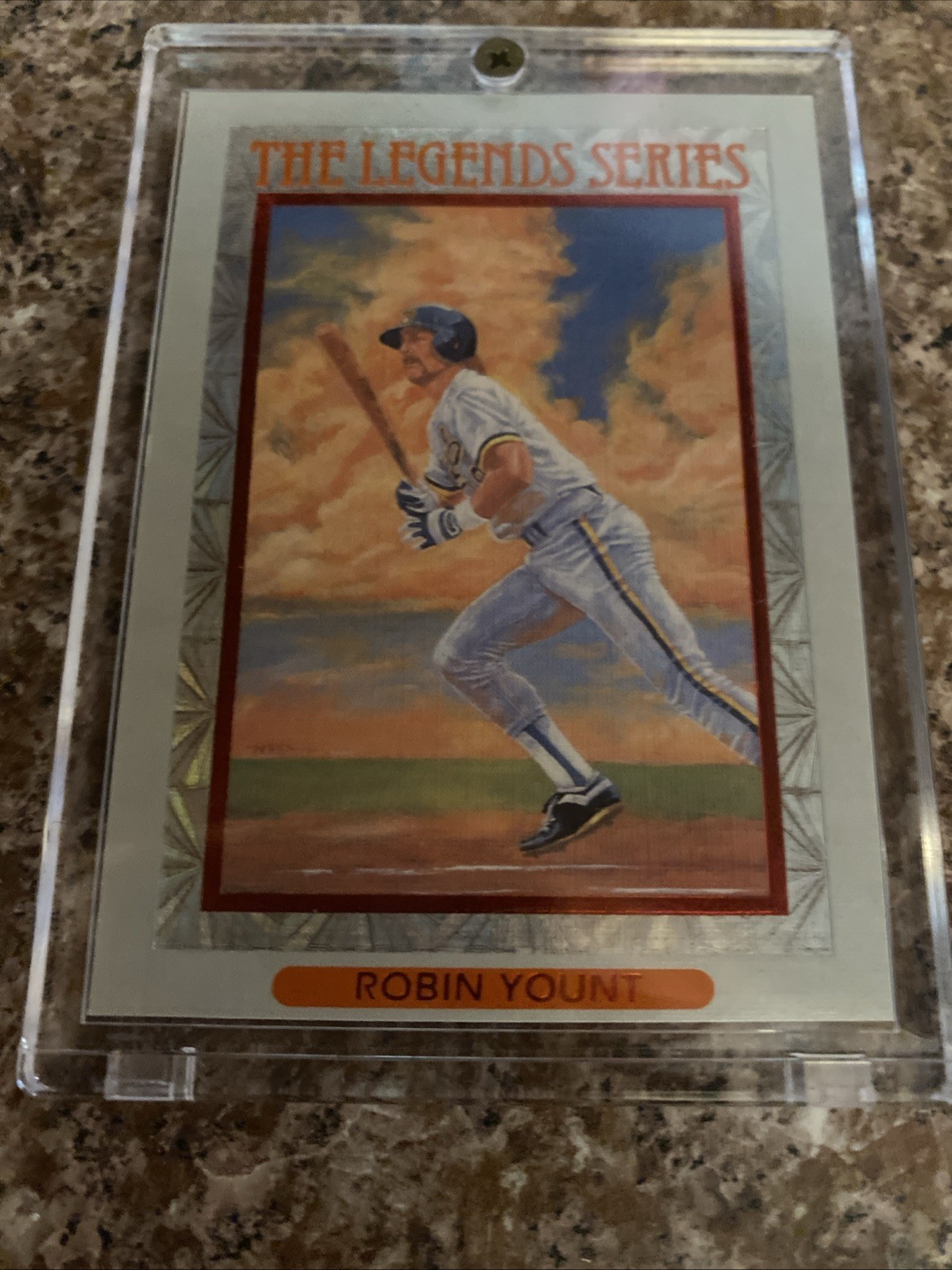 1992 Donruss Legends Series Robin Yount 04404/10000 HOF Brewers Insert