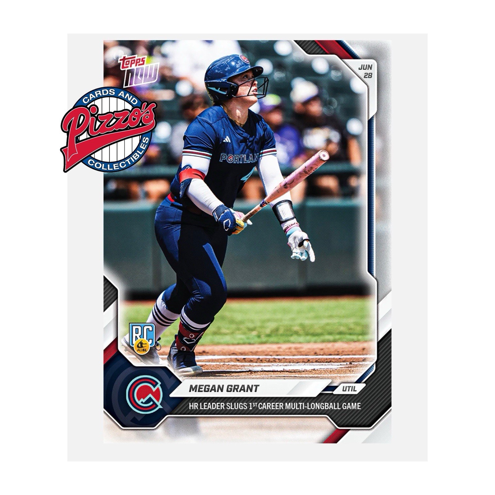 Megan Grant RC 1st Multi HR Game 2026 AUSL Topps NOW Card 22 Presale