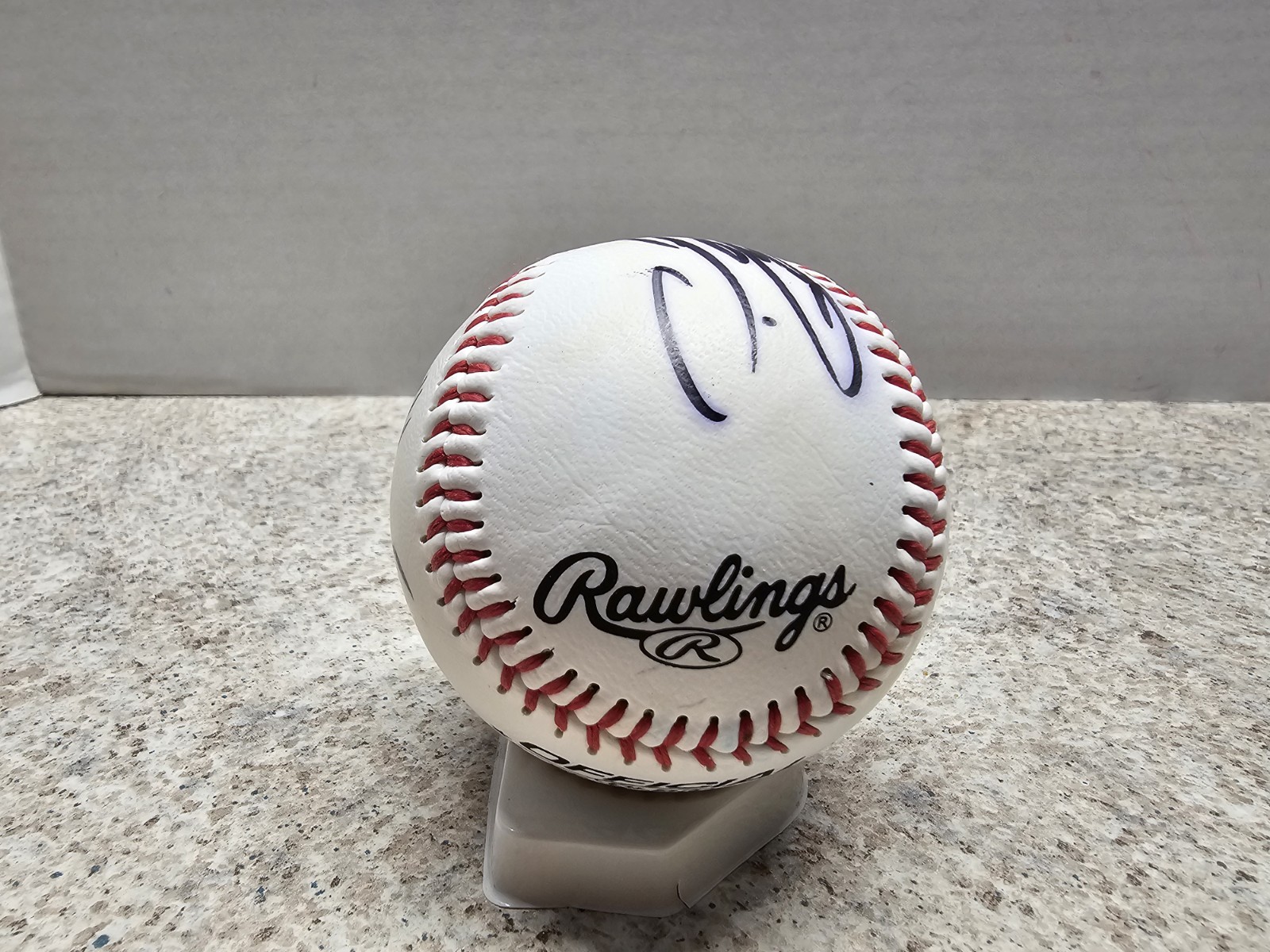 Rawling Autographed Baseball Unknown Autographs No COA