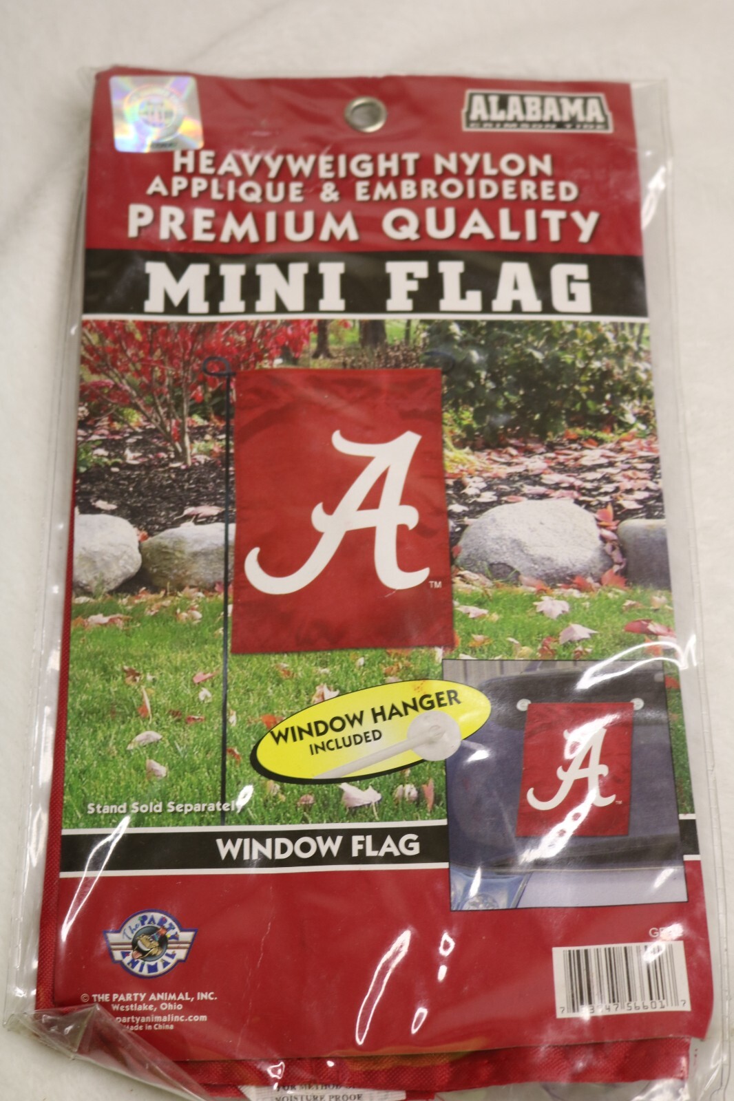 ALABAMA CRIMSON TIDE PREMIUM MINI GARDEN FLAG 15 X 10.5 New In Package LOOK