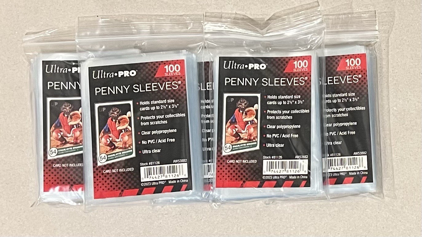 2500 Ultra Pro Soft Penny Card Sleeves 100ct Standard Size Cards Free Shipping