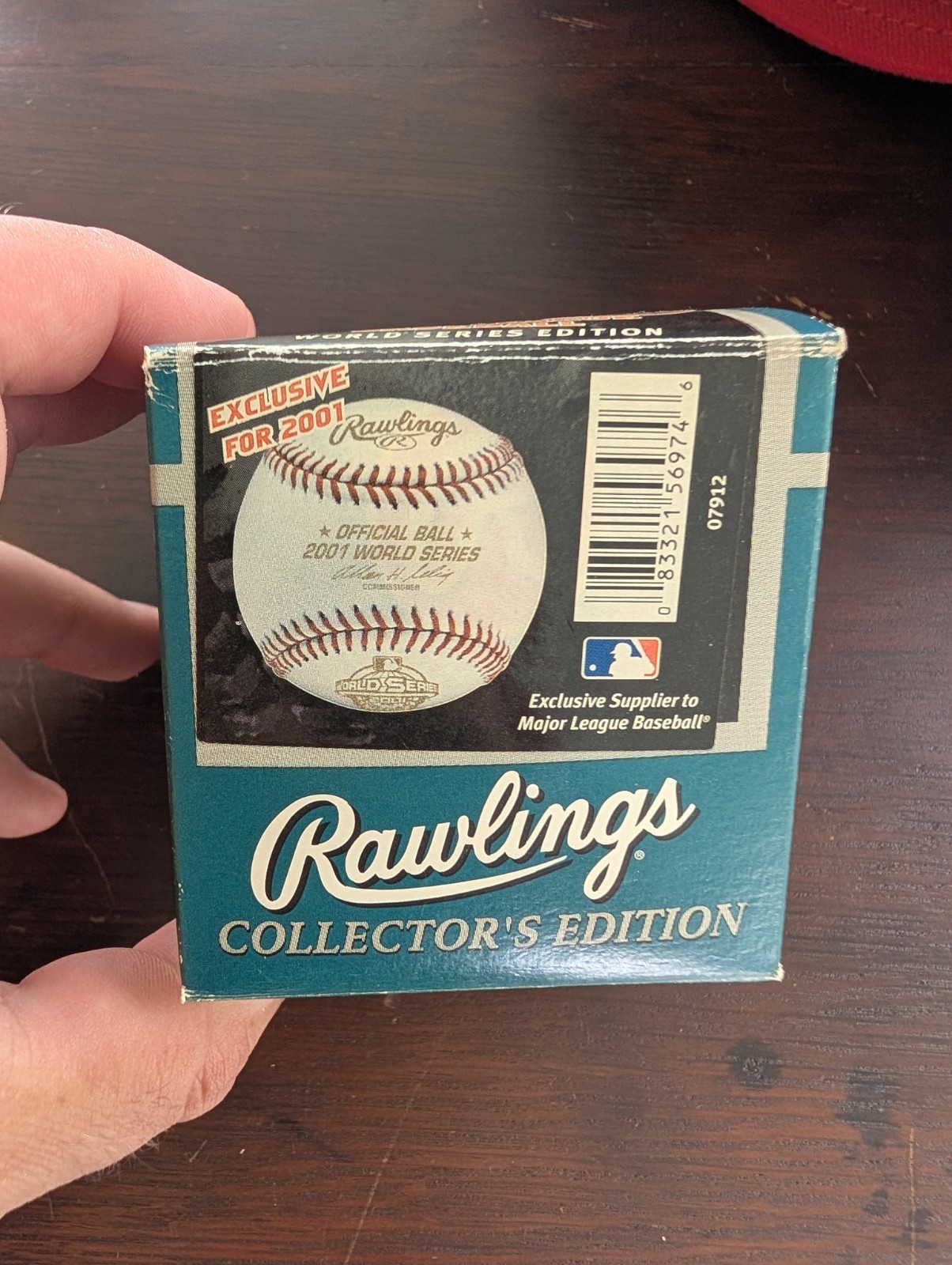 Official 2001 World Series Baseball Rawlings Collectors Edition New In Box