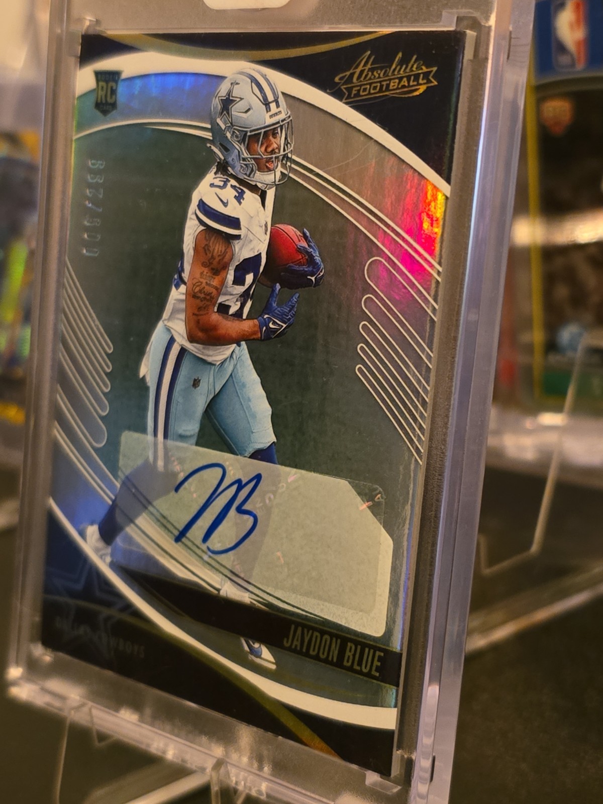 Jaydon Blue 2025 Panini Absolute Rookies #139 Spectrum Signatures 5/299 RC Auto