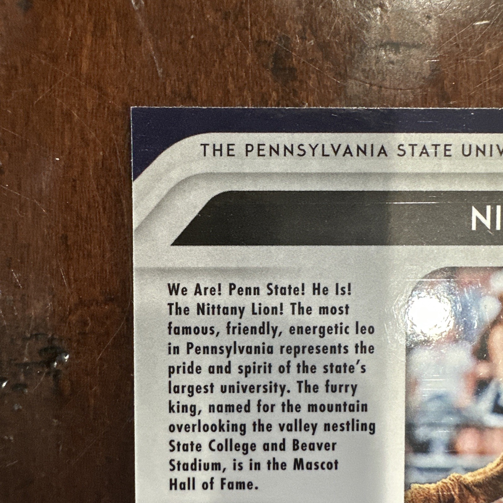 2019 Panini Prizm Draft – Mascots Penn State Nittany Lions #56 Silver Prizm