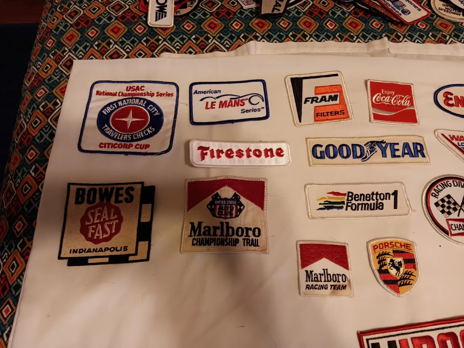 Indy/champ Car Patch Collection 75 Pcs In All