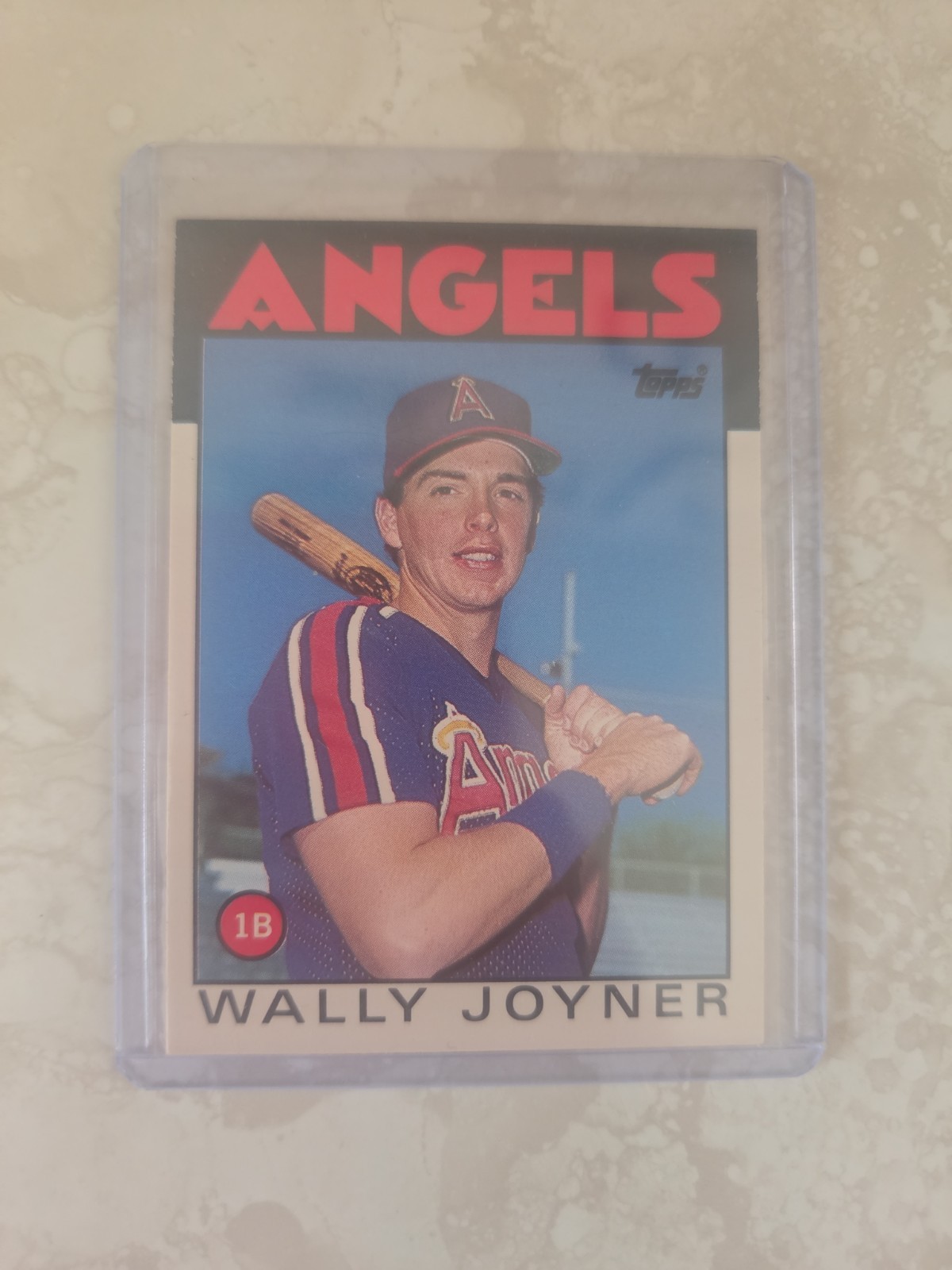 1986 Topps Baseball Wally Joyner Collectors Tiffany Edition SSP #51T Angels