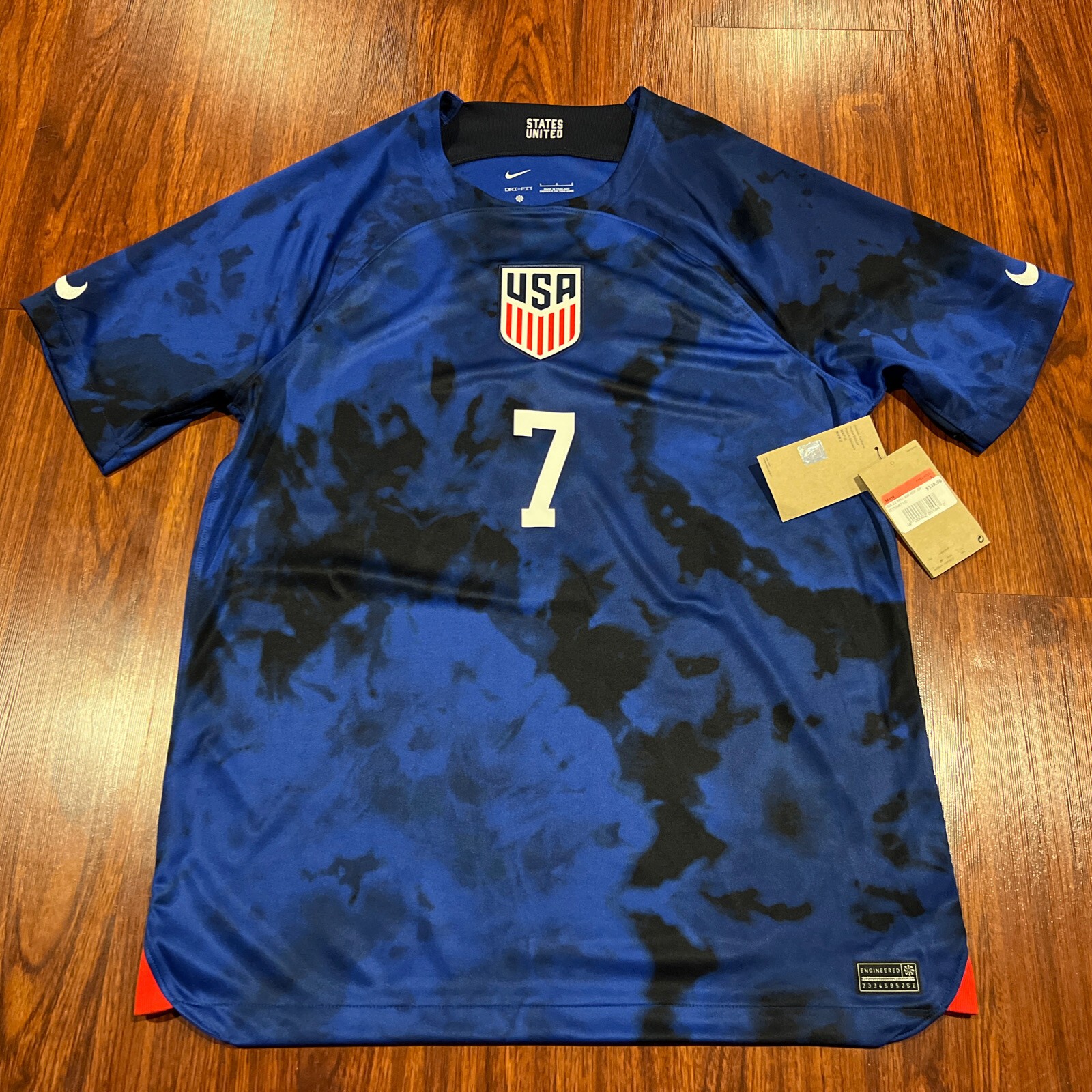 2022 Men’s Nike United States Gio Reyna Away Soccer Jersey Large L USMNT US USA