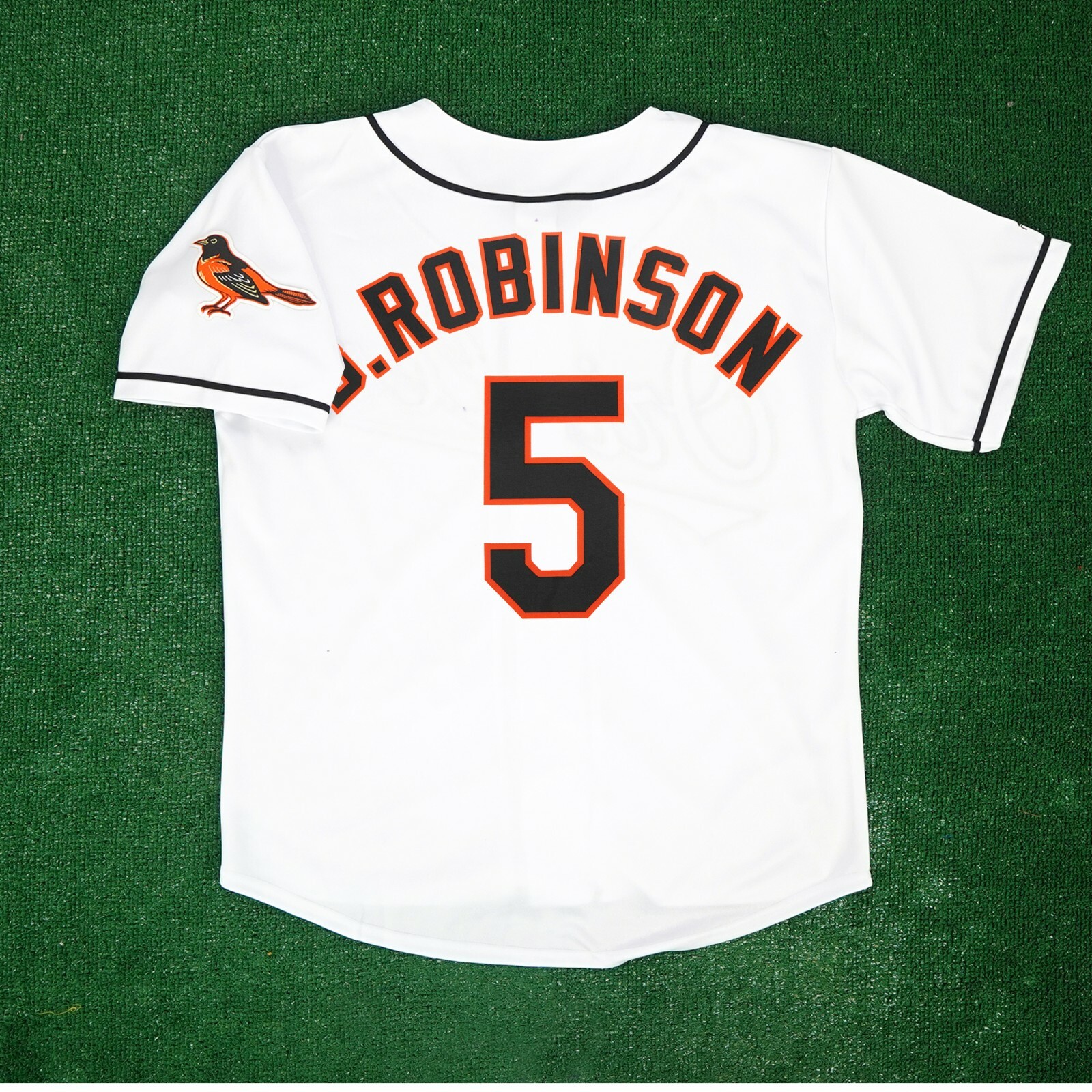 Brooks Robinson Baltimore Orioles Home Men’s White Jersey w/ Team Patch