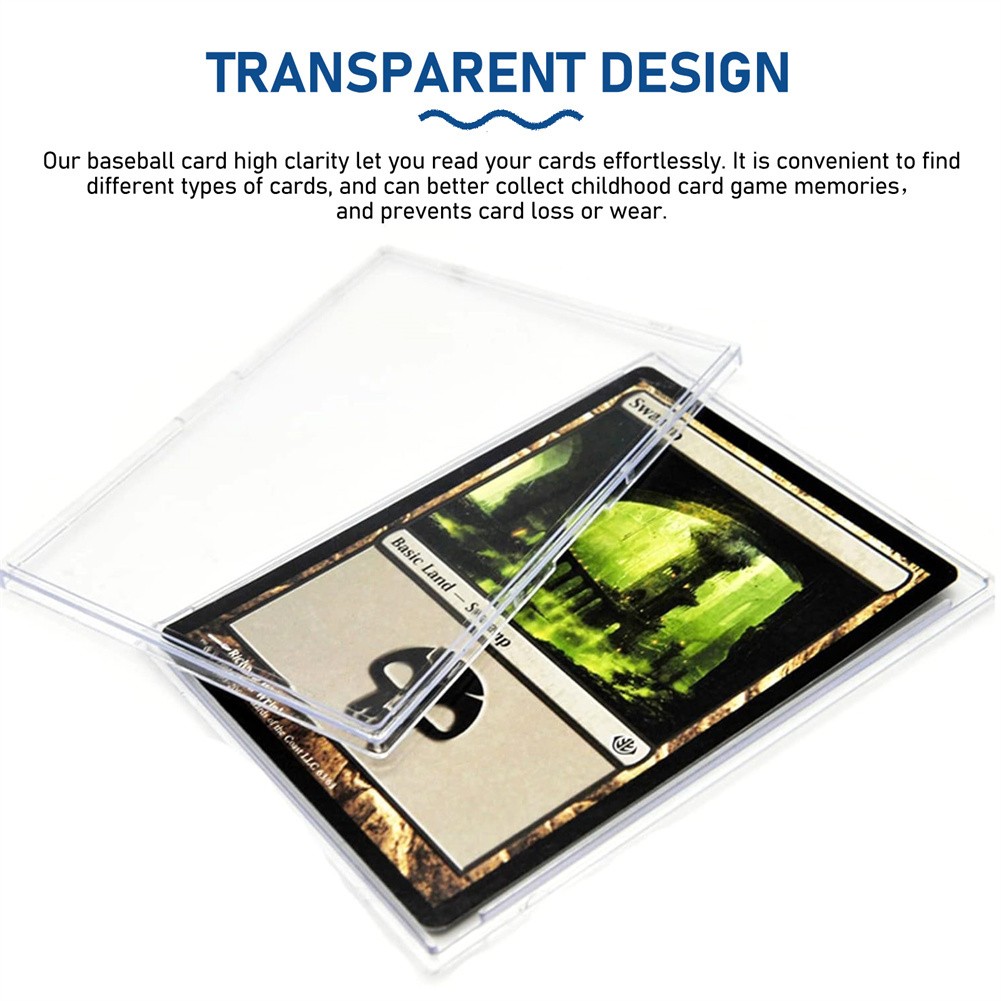 Card Sleeves Baseball Card Sleeves Hard Plastic Trading Card Protectors Holder