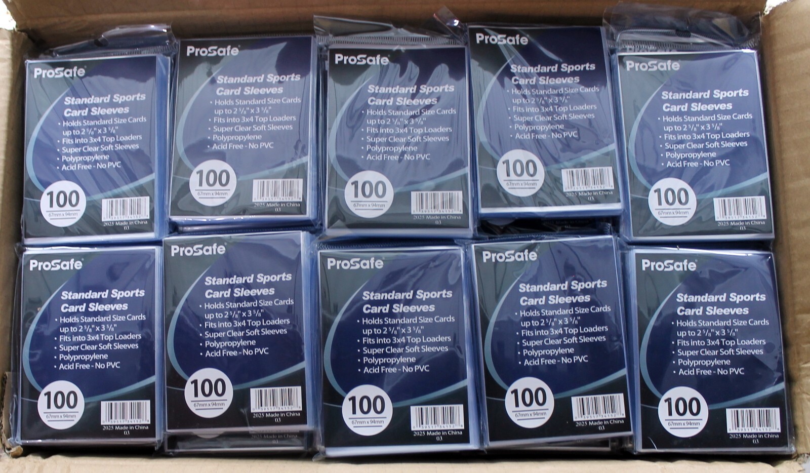 Pro Safe Soft Penny Sleeves 100, 200, 300, 400, 500, 1000 Standard Trading Card