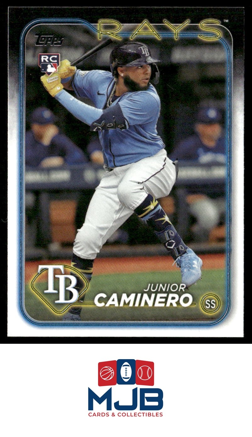 2024 Topps Junior Caminero Rookie #628 Tampa Bay Rays
