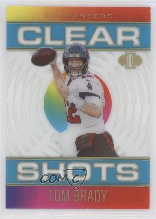 2021 Panini Illusions Clear Shots Light Blue 123/299 Tom Brady #CS-3 uk2