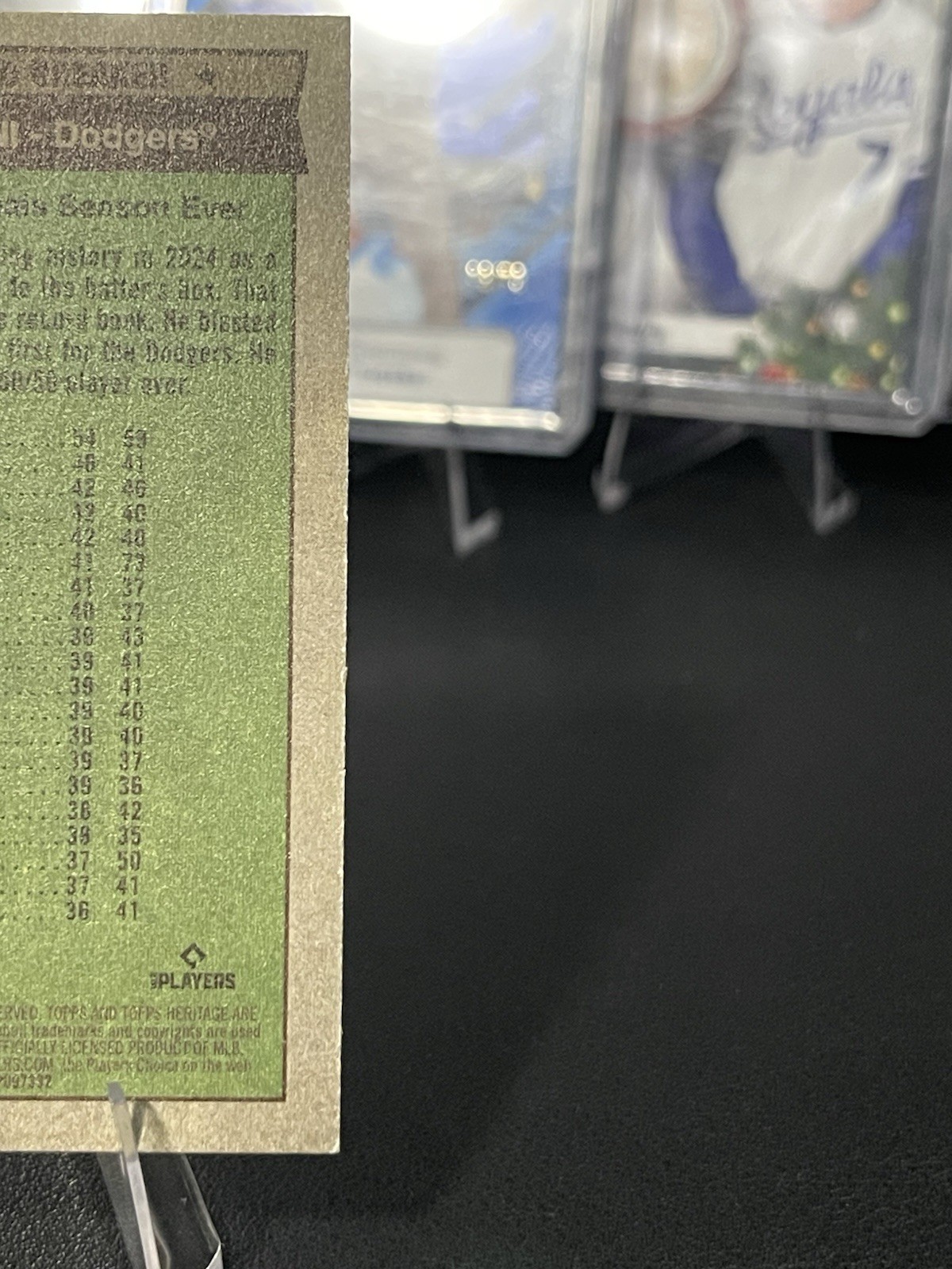 2025 Topps Heritage – Record Breakers Shohei Ohtani #1 Dark Blue Border