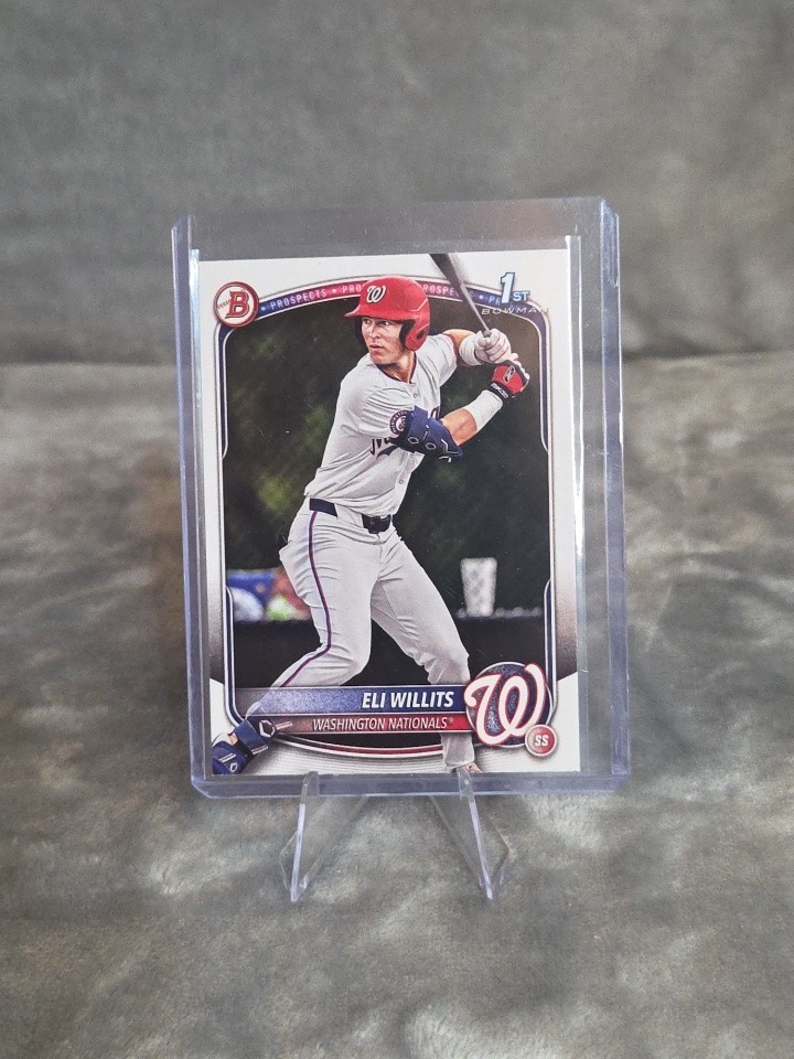 Eli Willits 2025 Bowman Draft 1st #BD-1 Washington Nationals Rookie RC