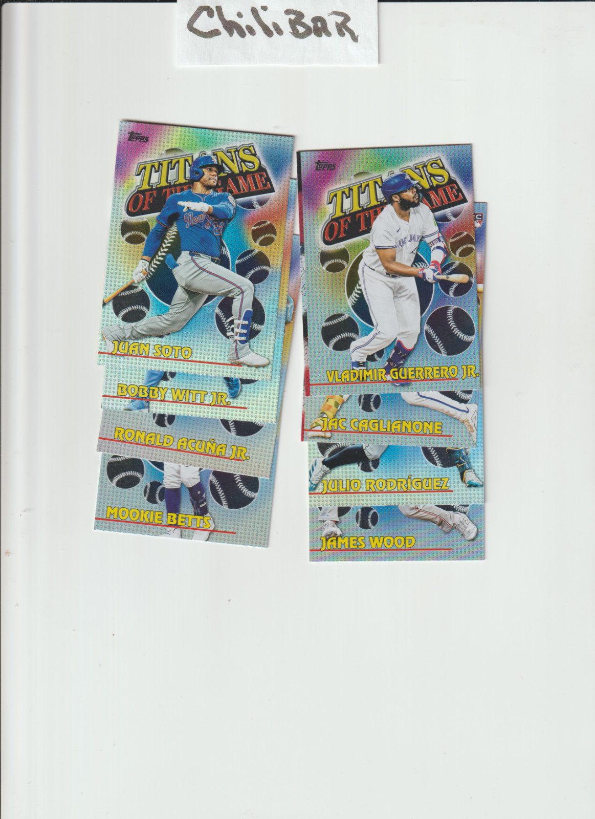 2026 Topps Series 1 – TITANS OF THE GAME – You Complete Your Set! U-PICK!