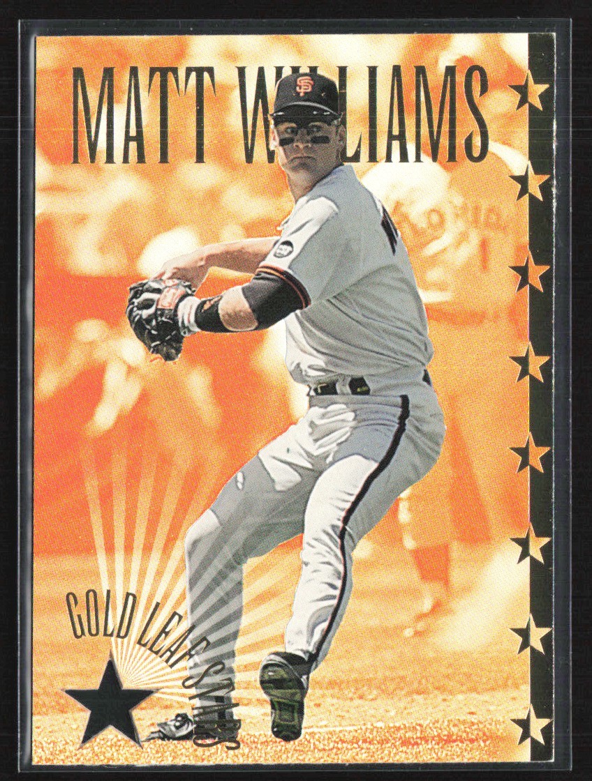 Matt Williams 1995 Leaf Gold Stars /10000 #14 San Francisco Giants