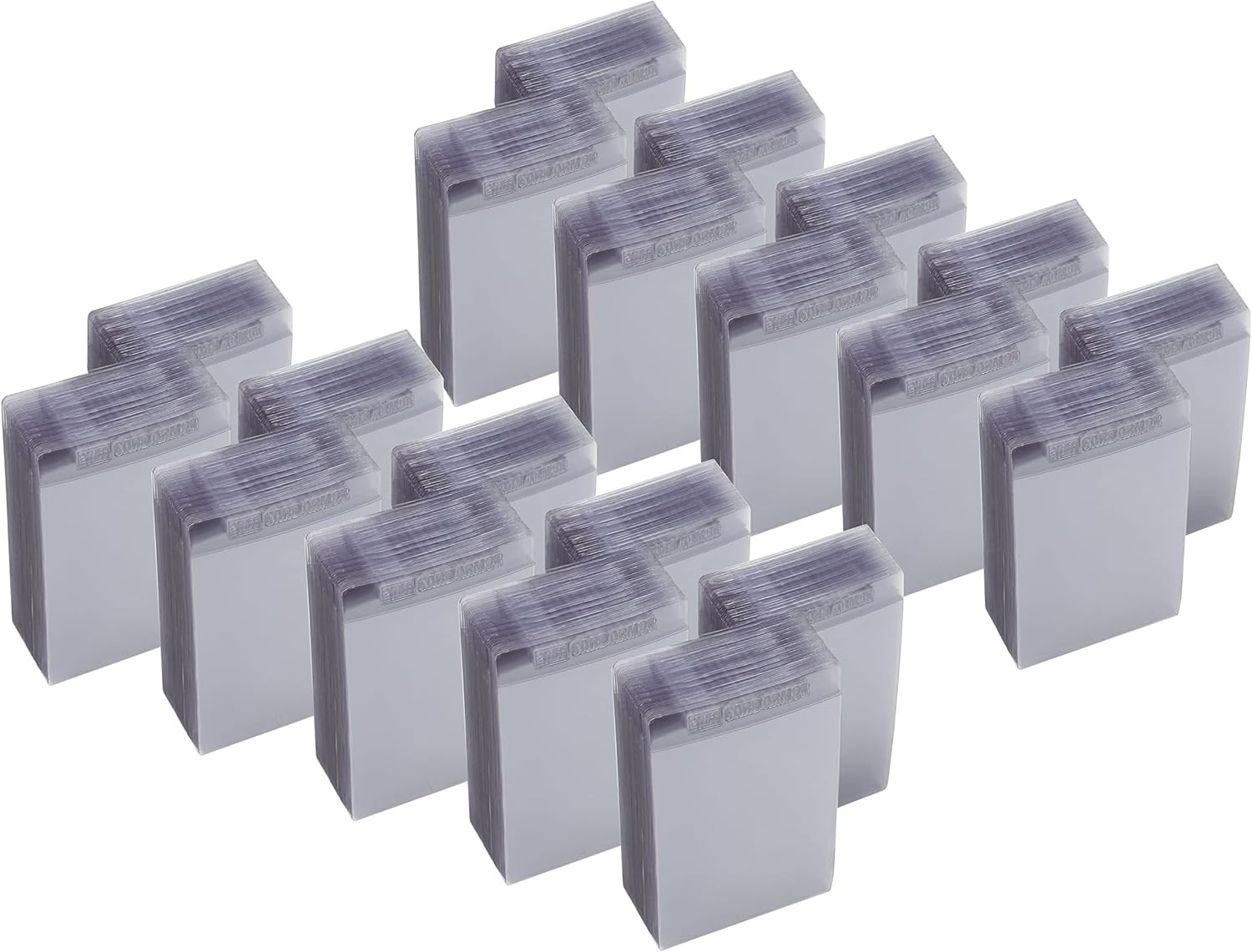 Card Armor Semi-Rigid Sleeves 1000 Bulk Pack with 1000 Penny Sleeves – 3 5/16″ X