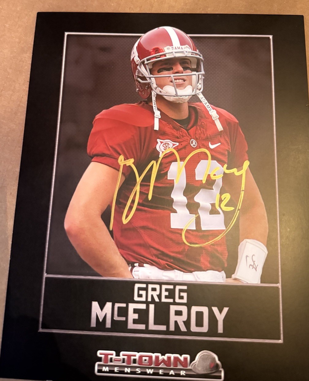 Alabama Crimson Tide Multiple Players signed 8×10 prints