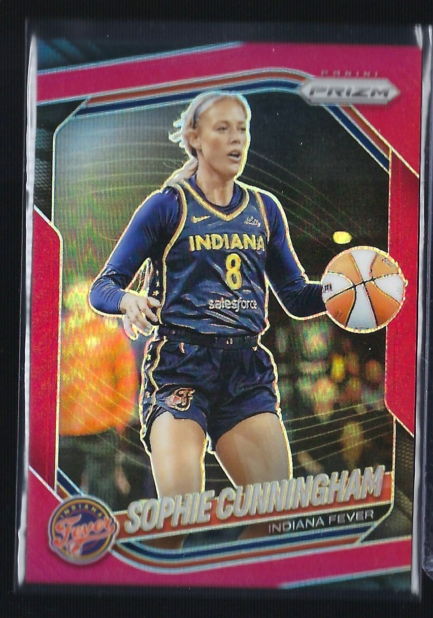 Sophie CUNNINGHAM 2025 Panini Prizm WNBA #63 True Red #’d 223/299 FEVER!