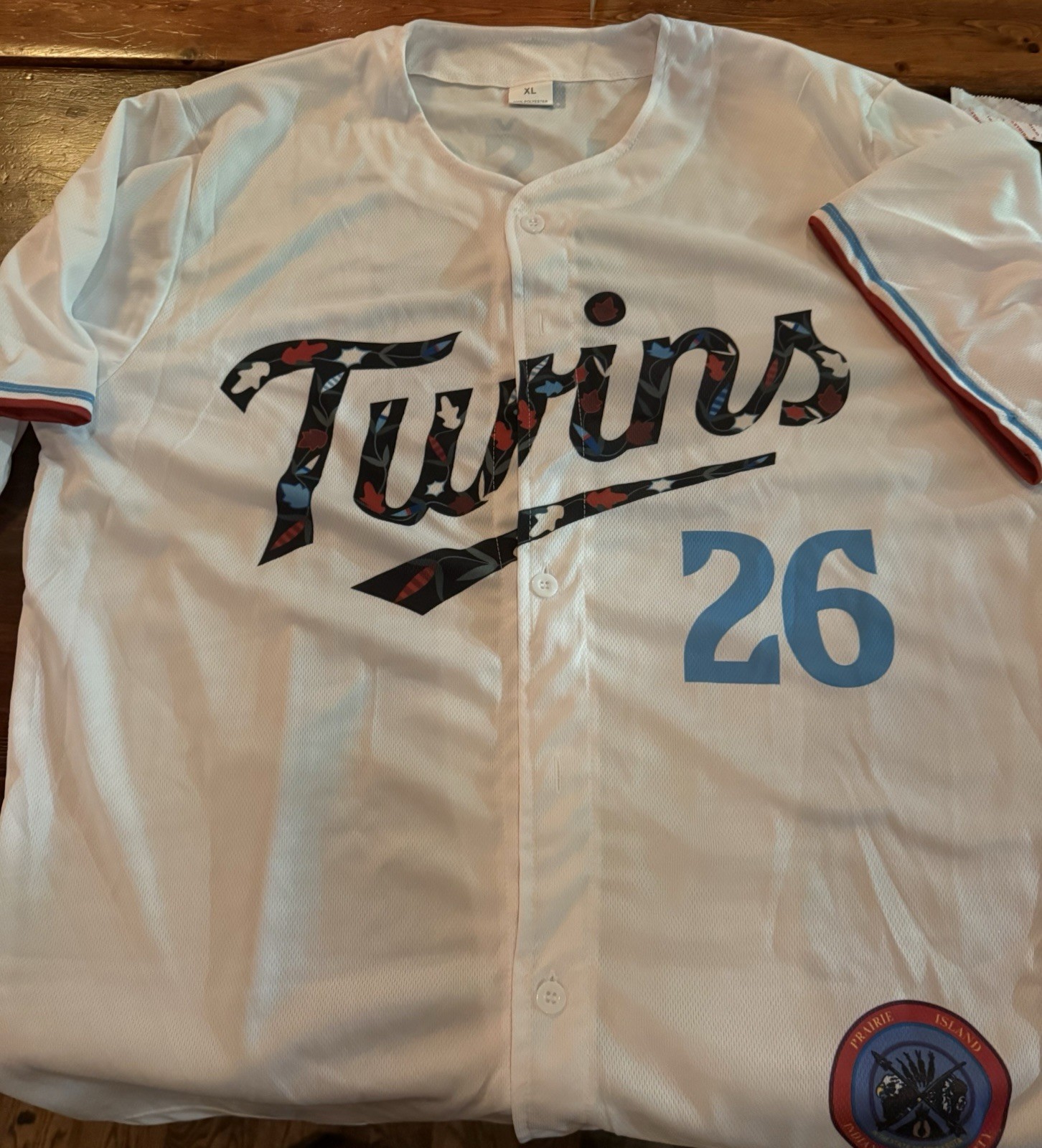 Minnesota Twins Native American Heritage Night Jersey SGA 1/5000. Size XL.