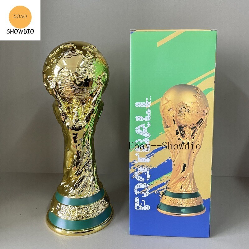 1:1 World Cup Replica Trophy Full Size 2022 Qatar –Height 36cm/14in Total 0.5kg