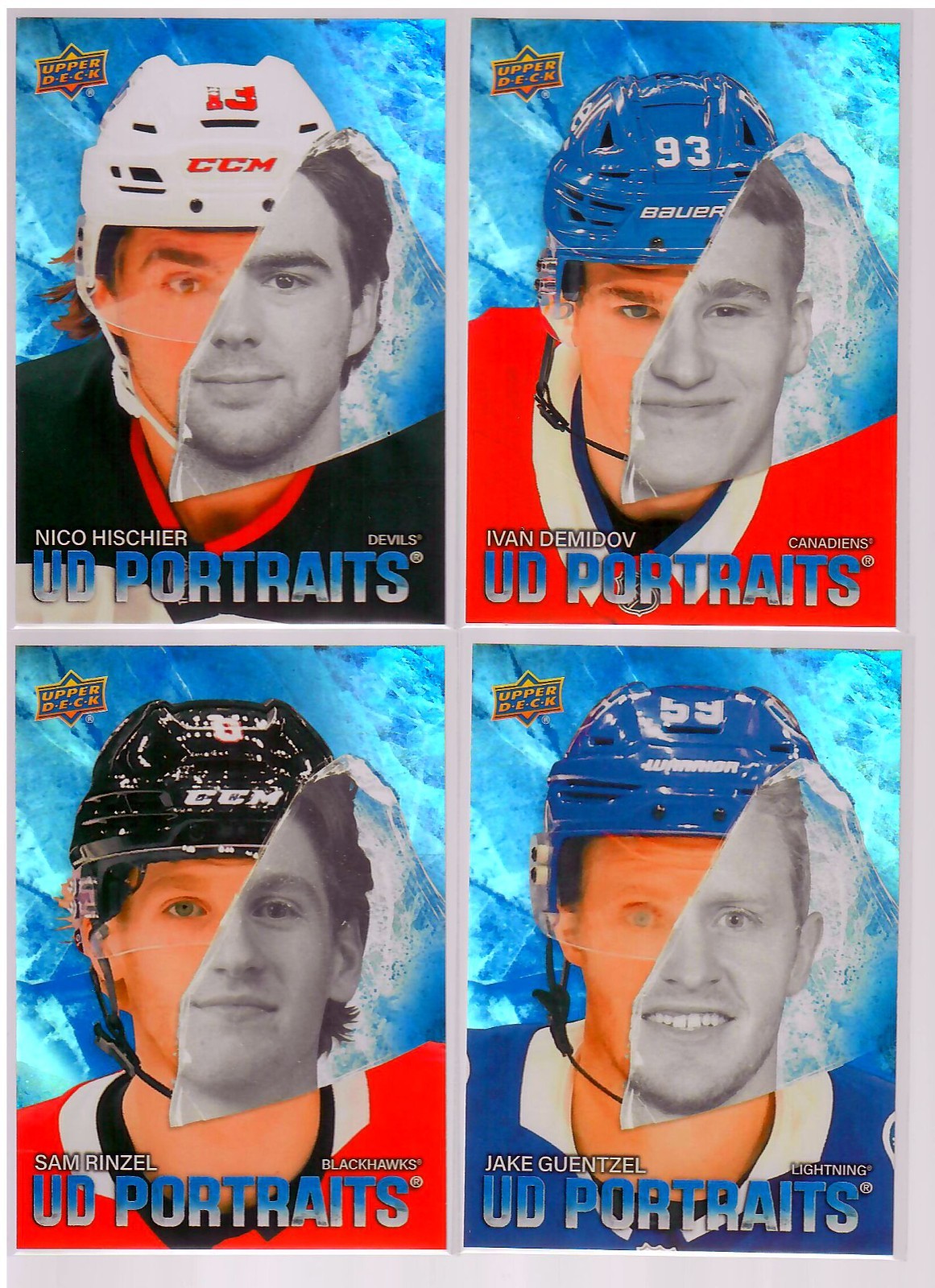 You Pick Single Card! – 2025-26 Upper Deck Series Two Hockey UD Portraits Insert