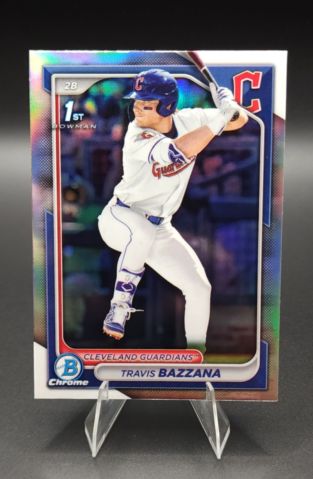 2024 Bowman Draft Chrome 1st TRAVIS BAZZANA Refractor #BDC-1 Guardians