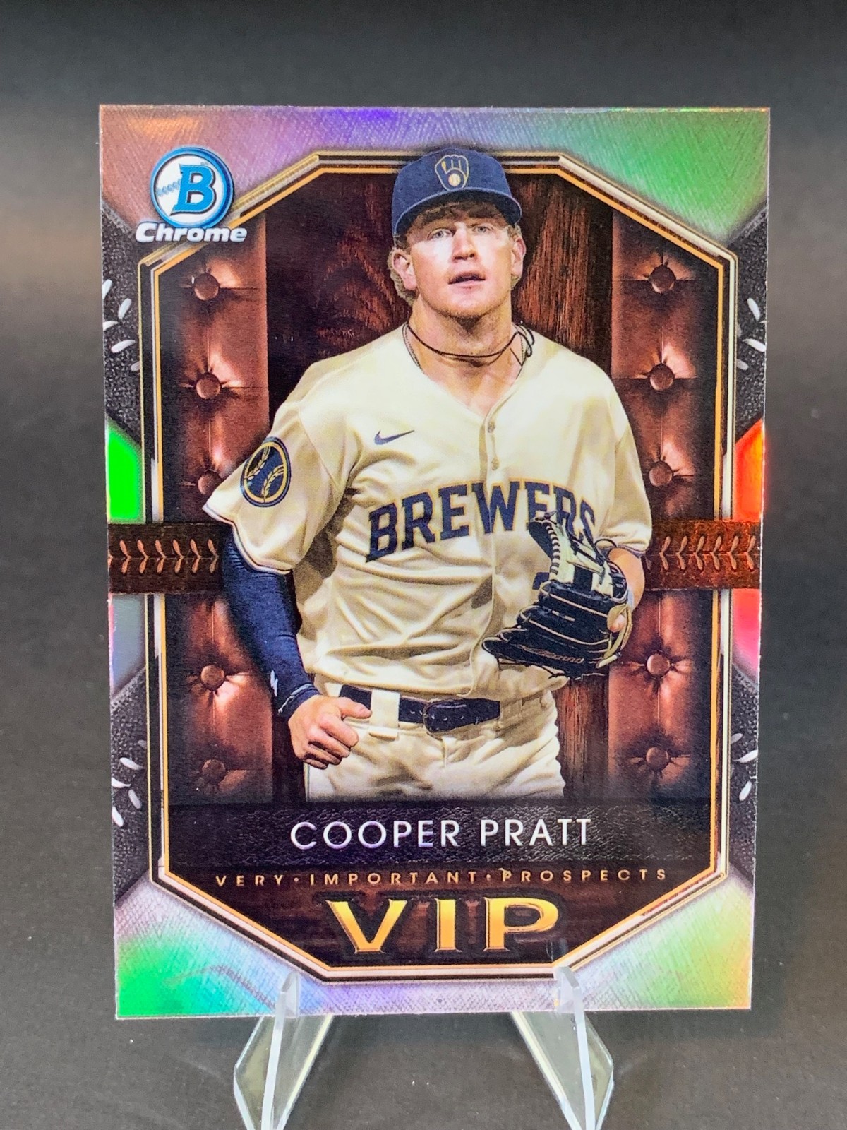 Cooper Pratt; VIP Prospect Refractor; 2025 Bowman Chrome; #VIP-15; Prospect