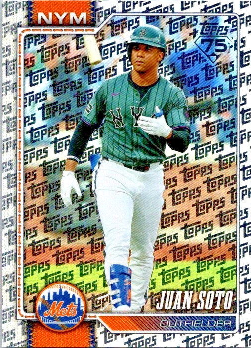Juan Soto FANATICS EXCLUSIVE Foil Pattern Series 2 2026 Topps Free Shipping Mets