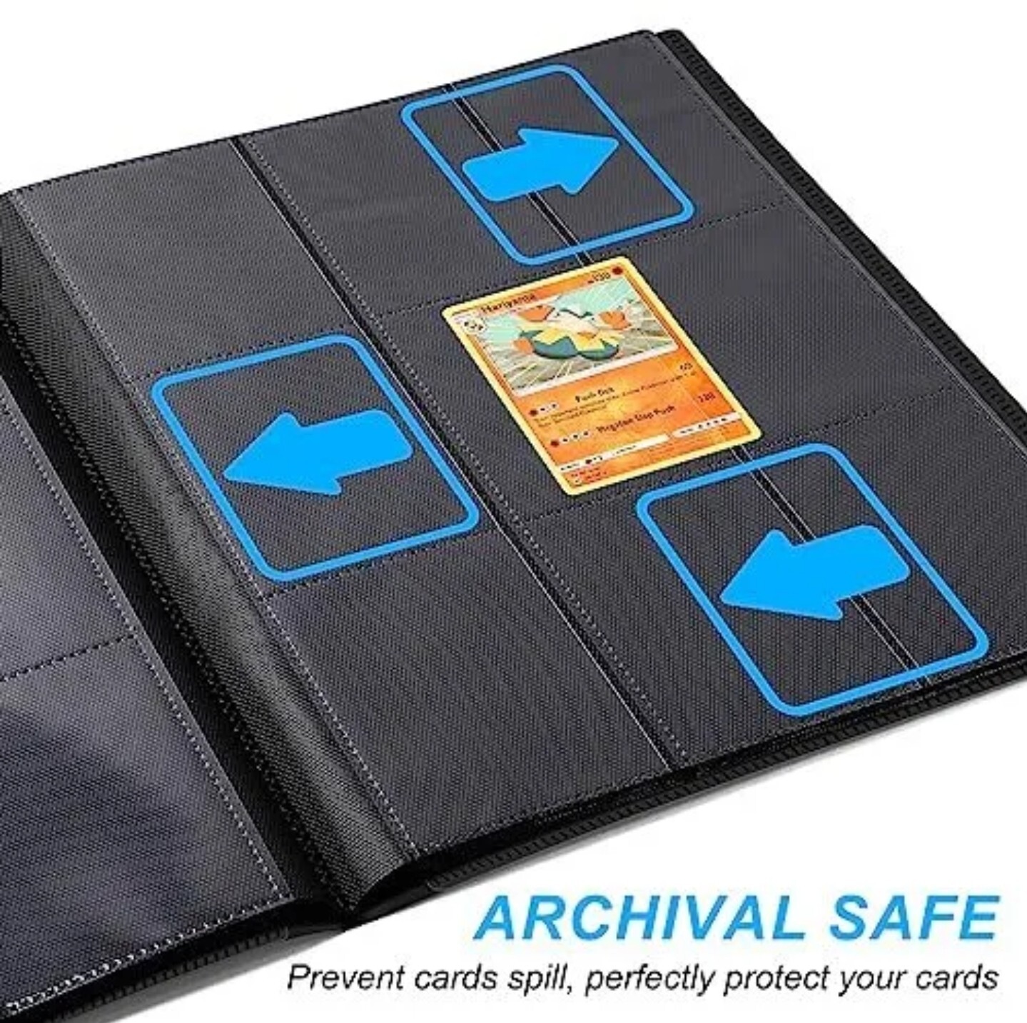 5 PACK Multi Color Lot 360 Pocket Trading Card Binder – Side Loading Elastic New
