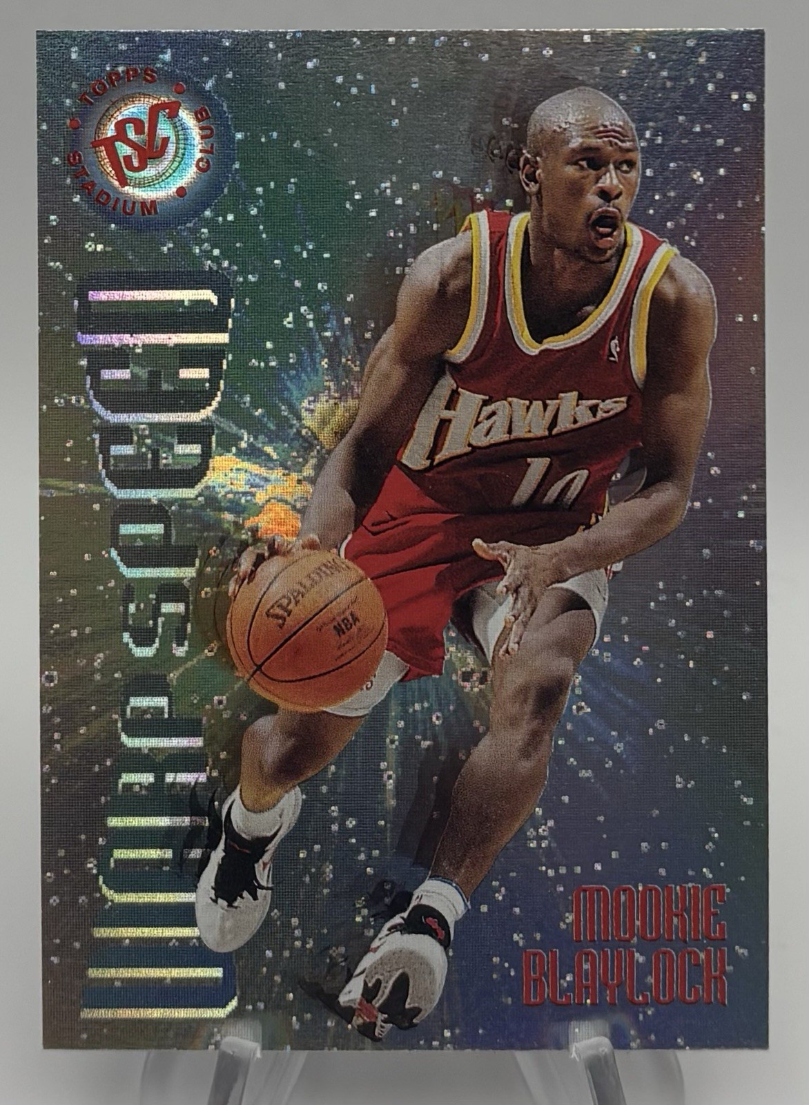 Mookie Blaylock 1995 Topps Stadium Club Insert Atlanta Hawks #WS5