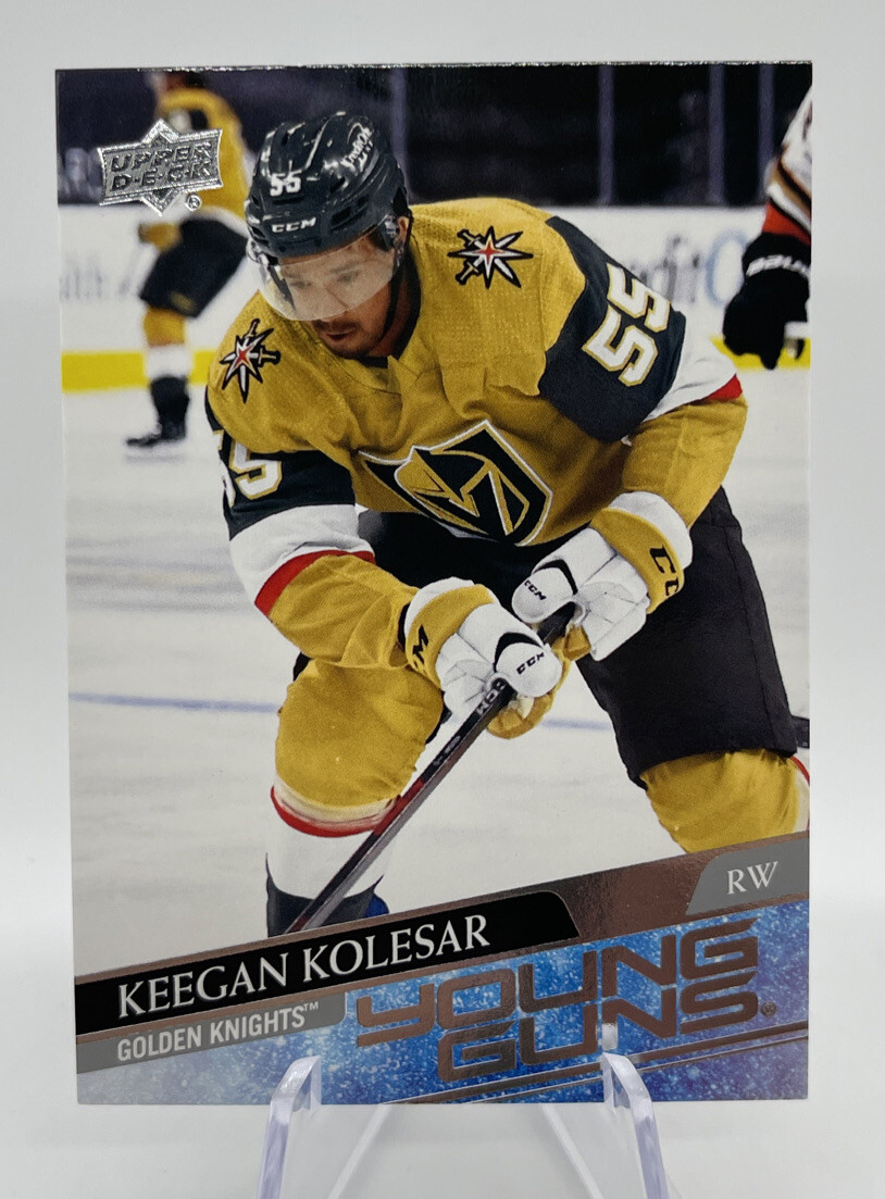 2020-21 Upper Deck Young Guns Keegan Kolesar #477 Rookie RC Vegas Golden Knights
