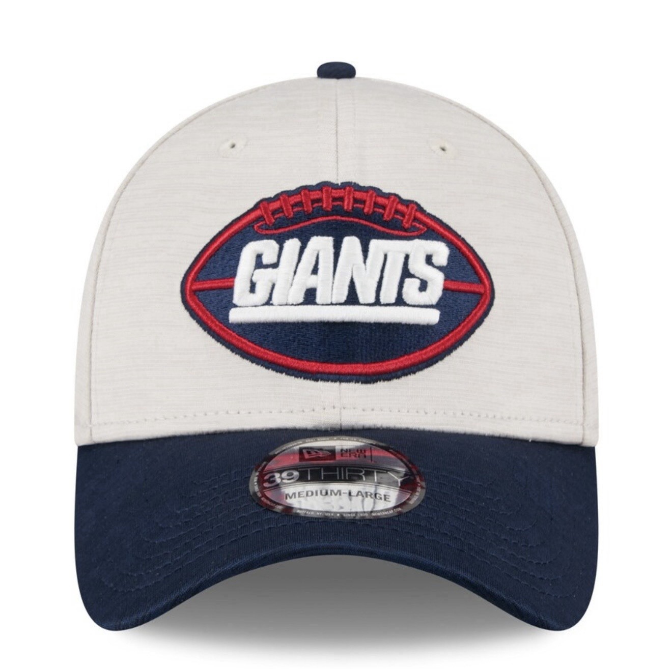 New Era New York Giants Sideline 100 Seasons Historic Stone/Navy 39THIRTY, M/L