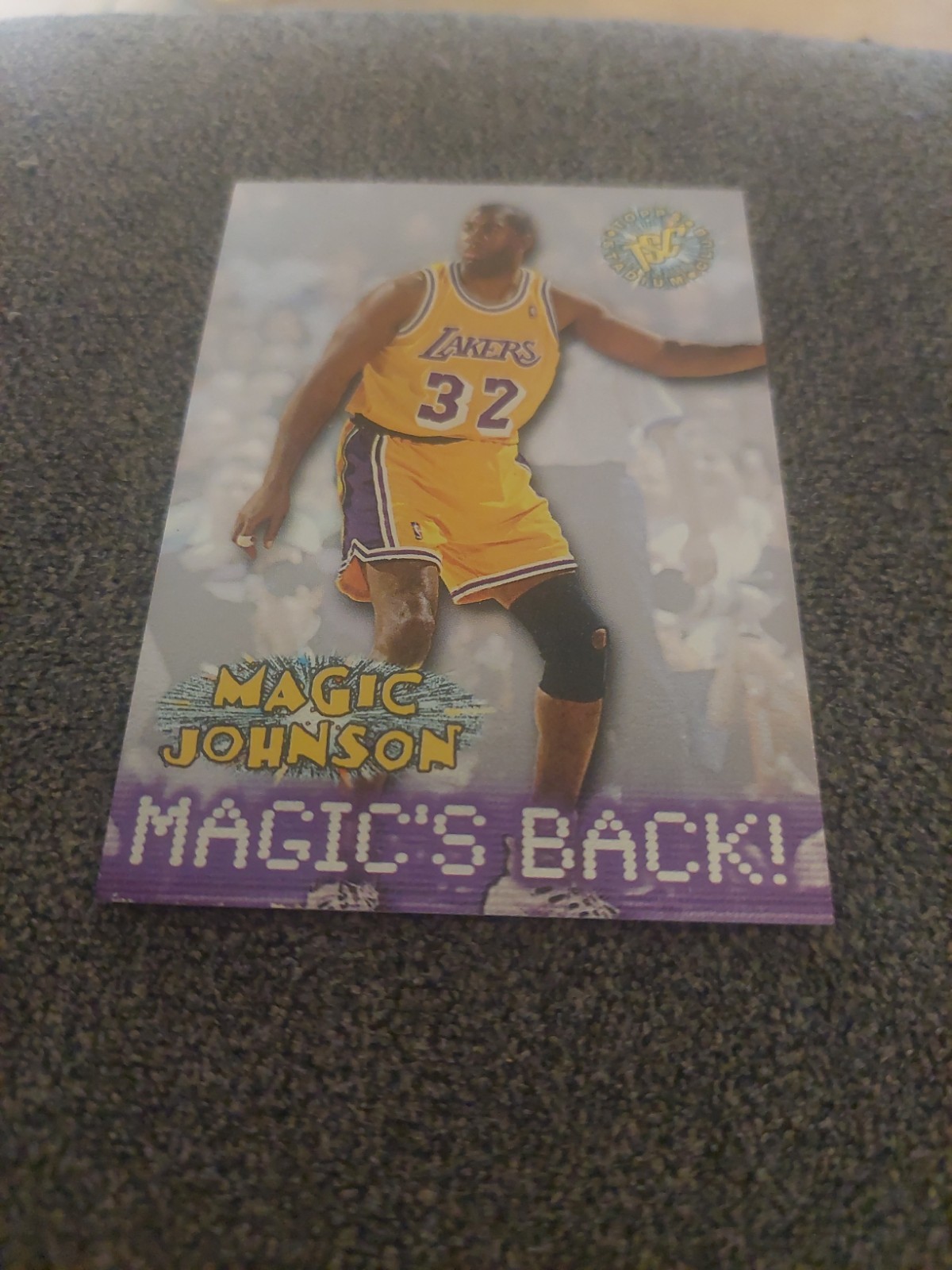 1995-96 Topps Stadium Club – Magic Johnson (Magic’s Back, Los Angeles Lakers)